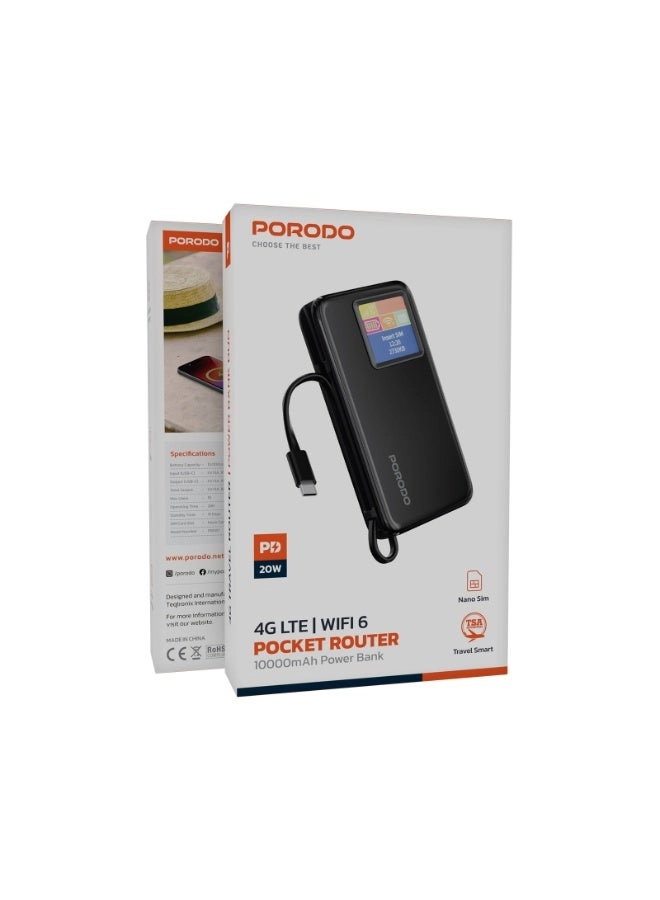 4G LTE Pocket Router WiFi 6 - 150 Mbps