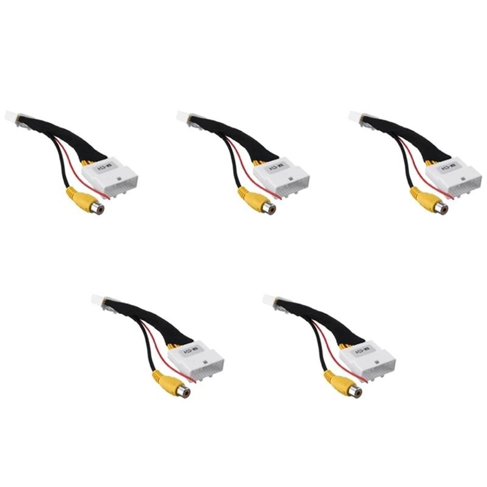 NYSQOFMB Video Input Switch Camera Parking Reversing Adapter Cable - Night vision HD Bundle