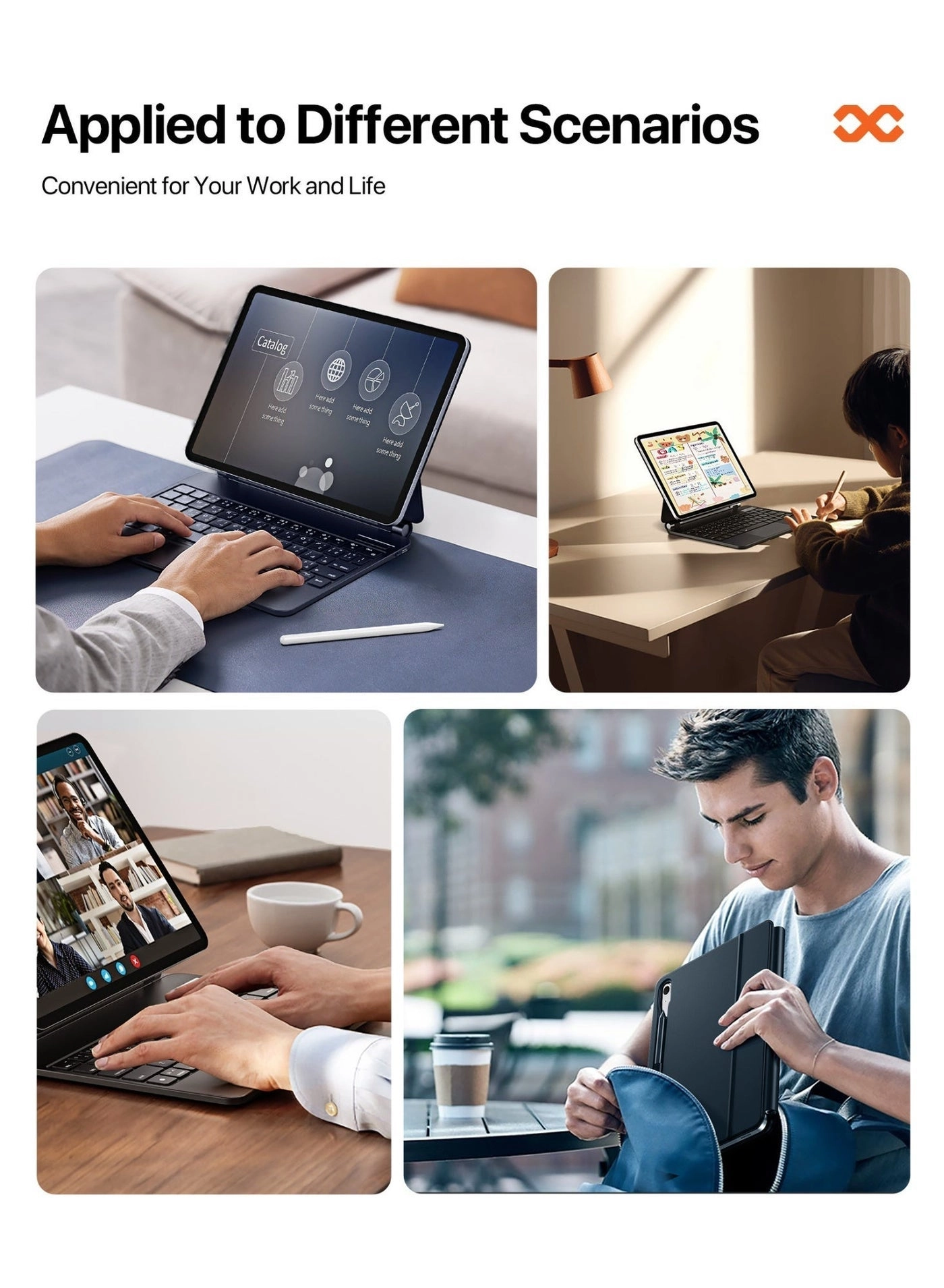 TYPIX-II - Keyboard for Samsung Galaxy Tab S10 FE Plus Black