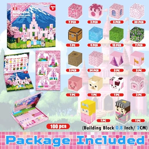 Magnetic Building Blocks - Princess Castle 100pcs