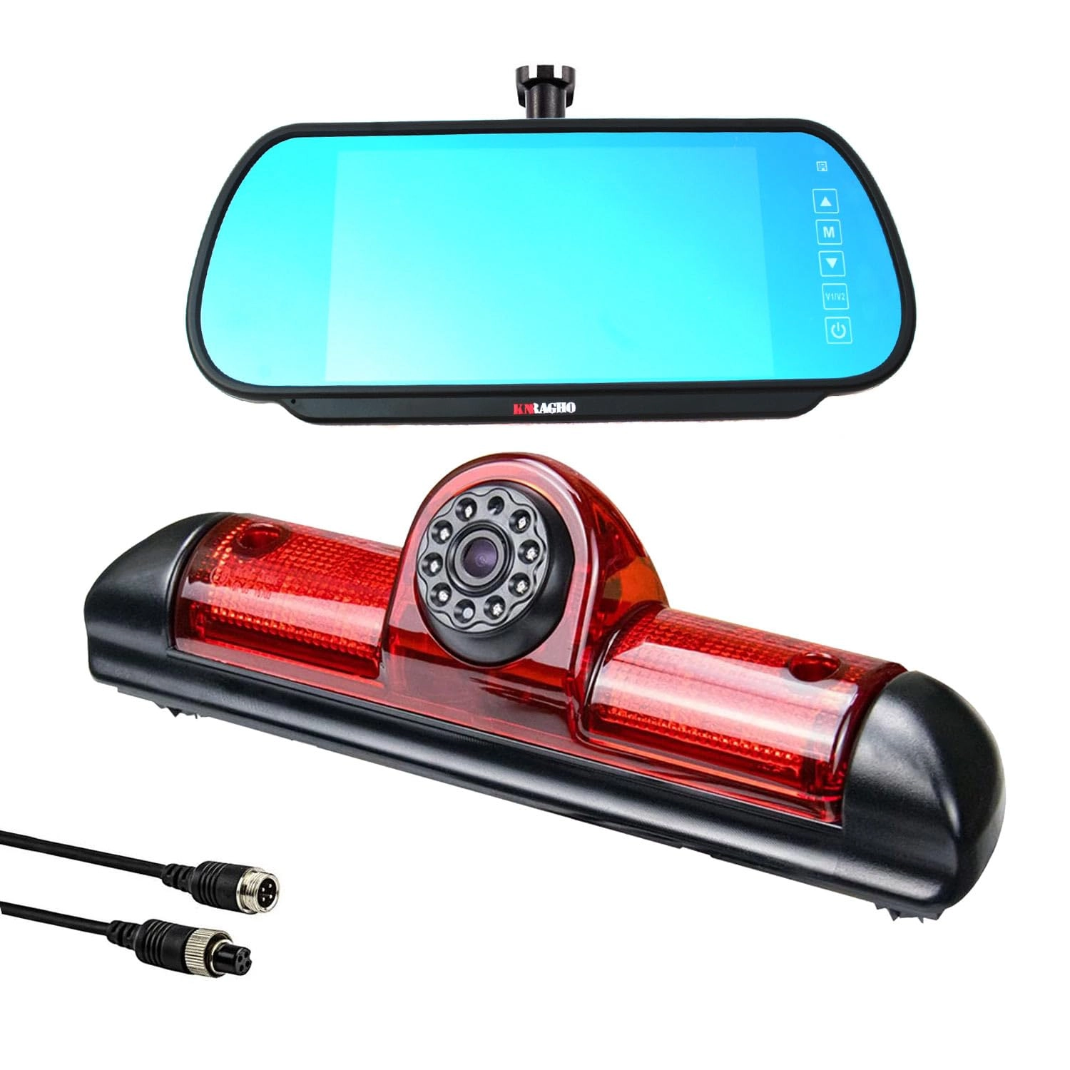 Brake Light Camera - Night vision 480/520 TV lines + Monitor - 7 Inch