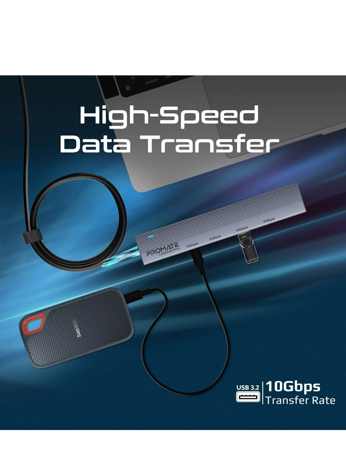 LITEHUB-PRO 15W USB-C to USB-A