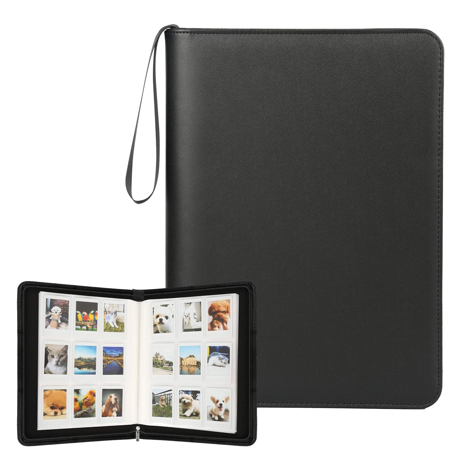 2x3" 540 Pockets Faux Leather Photo Album