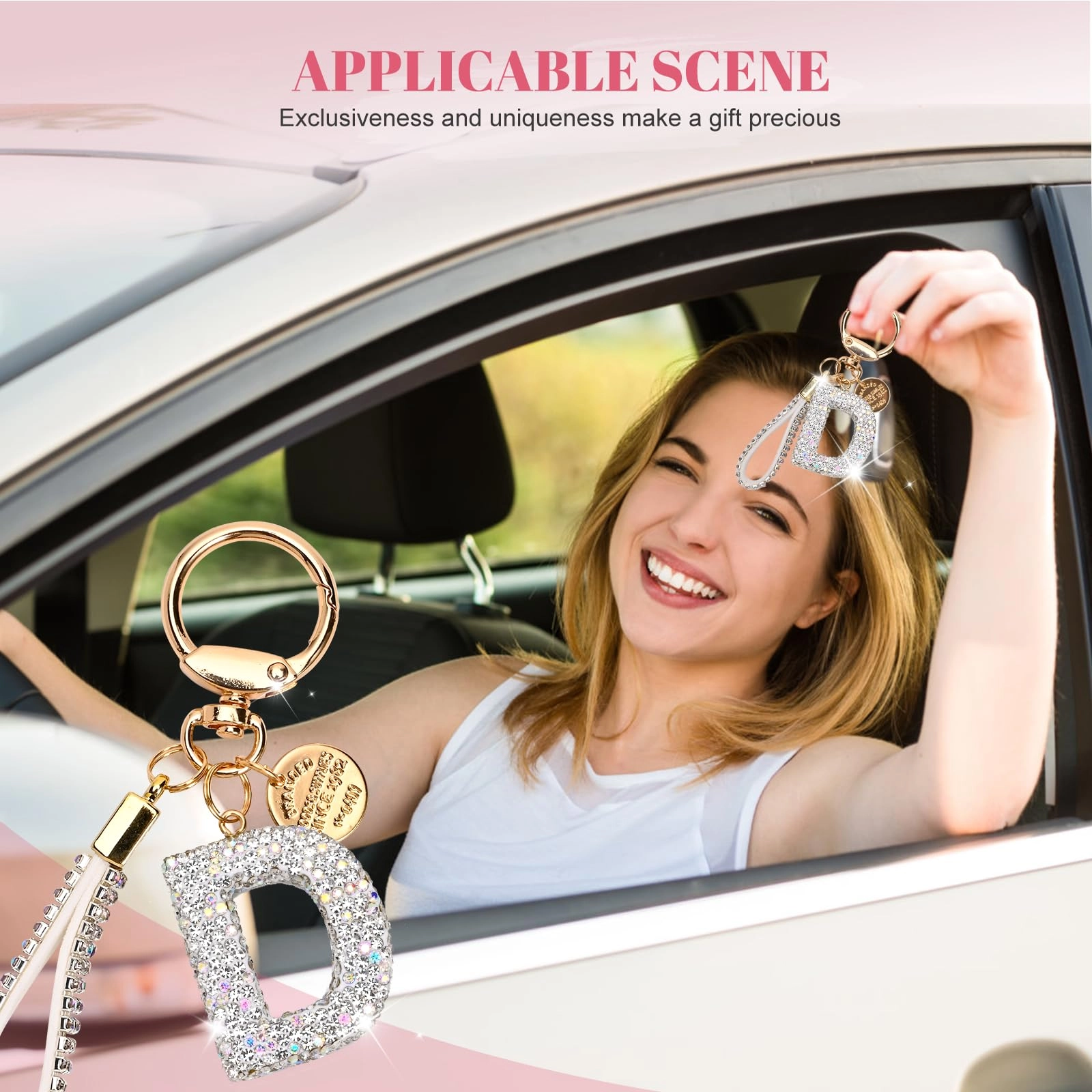 Initial Letter Keychain