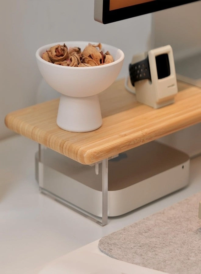 Bamboo Monitor Stand Riser - 31.5 Inches