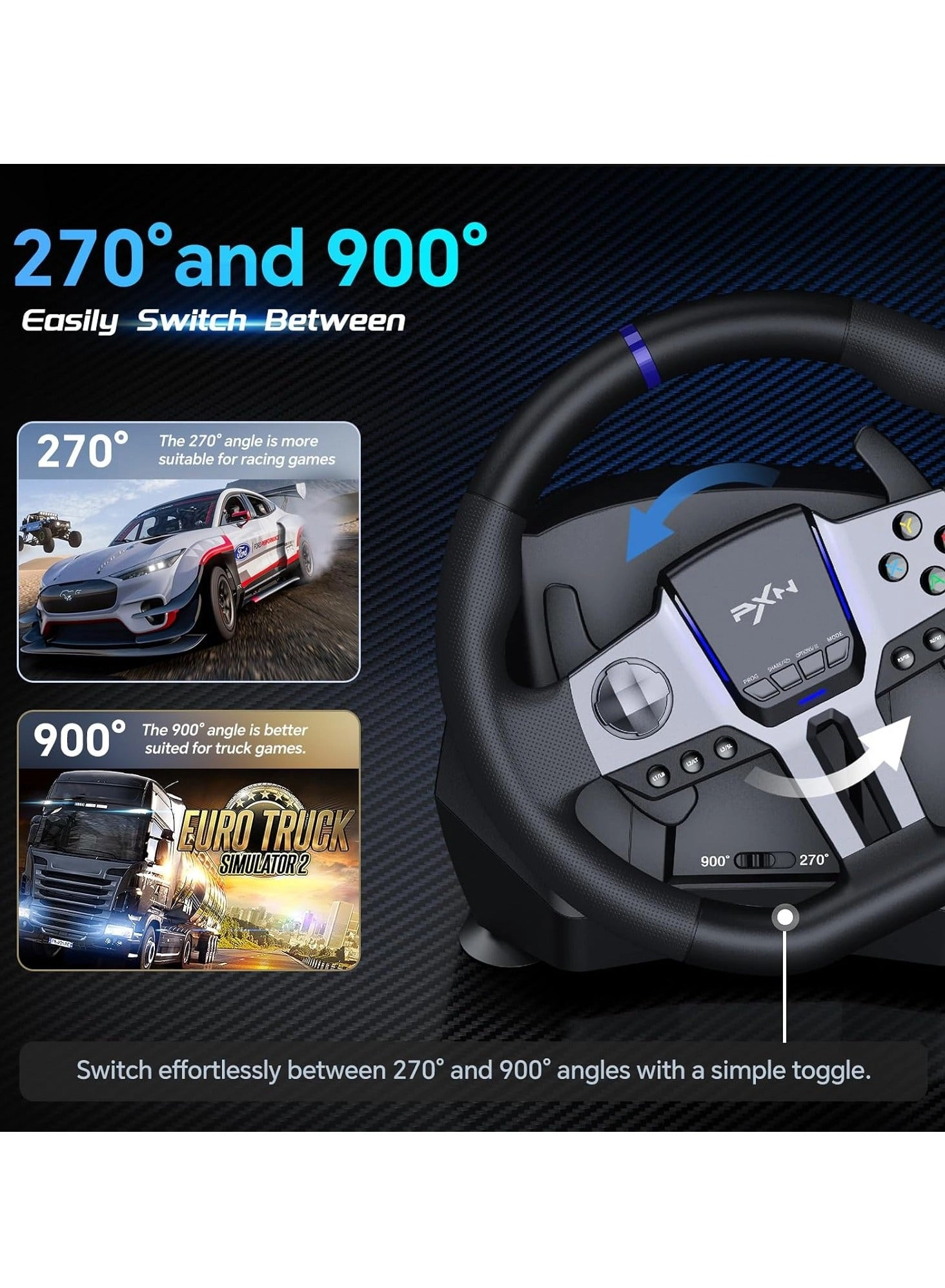 V9 Gen 2 Racing Wheel & Pedals - PC/Xbox/PS4/Switch