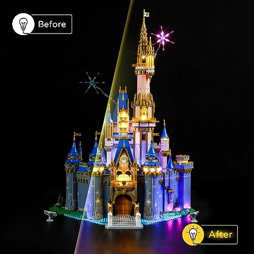 LED Light - for Lego-43222 Disney Castle