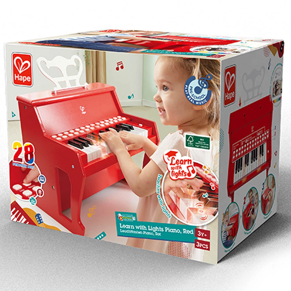 Learn with Lights Piano - six stylized accompanying tunes 3 +