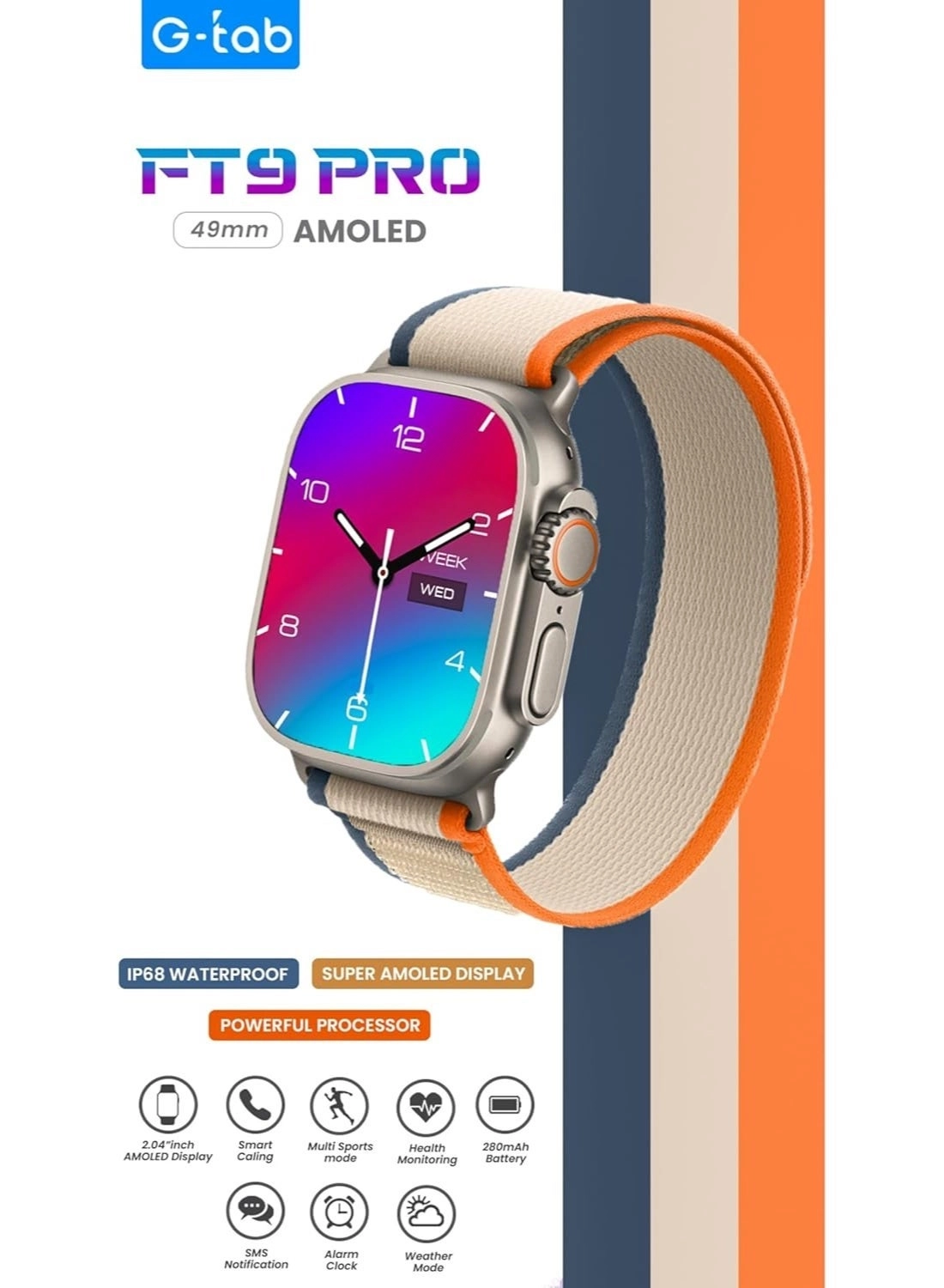 FT9 pro 49mm Titanium