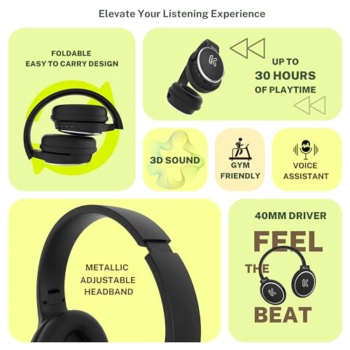 Rock On 101 Wireless Headphone