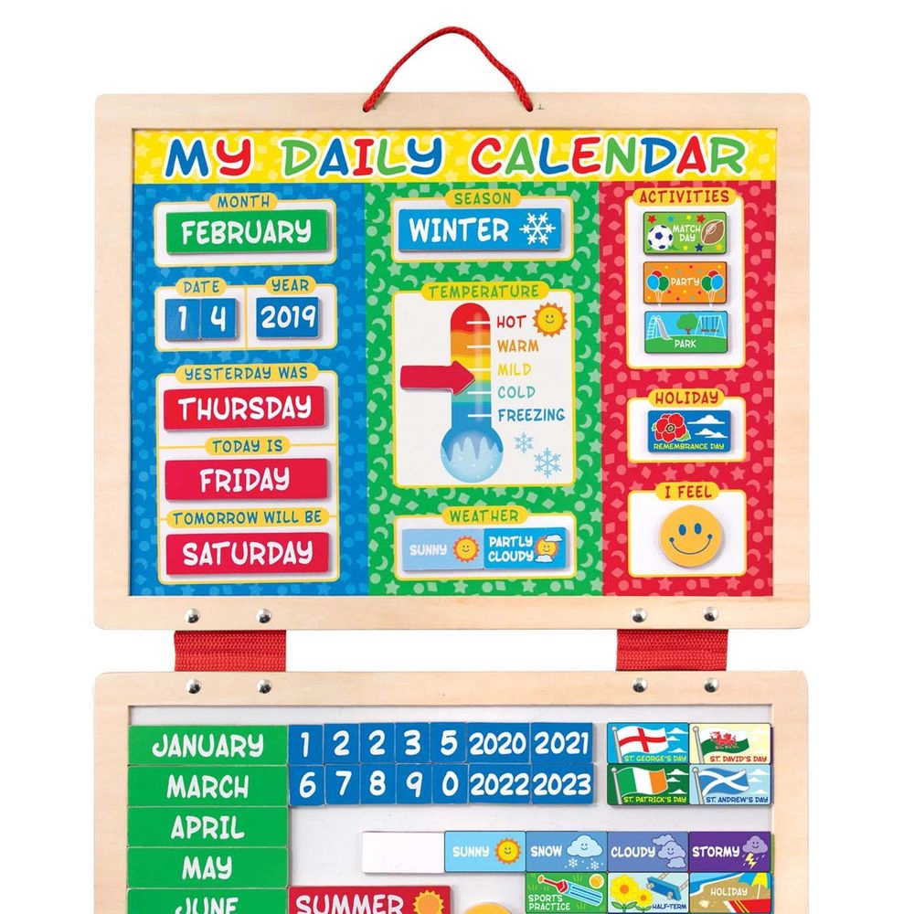 My First Daily Magnetic Calendar - 3+ Years 83 piece(s)