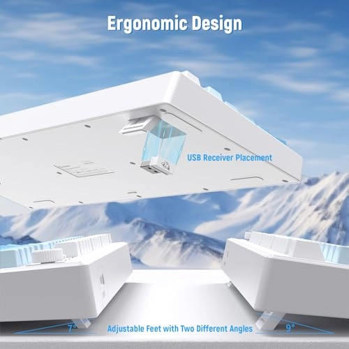 K100 - 2.4GHz Wireless Bluetooth USB-C