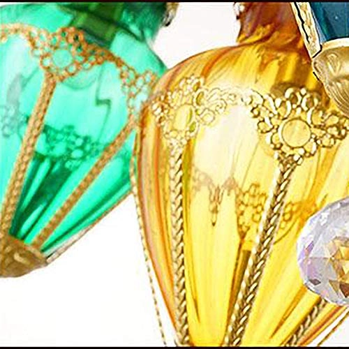 E27 Bohemian Glass Chandelier - Green glass 5