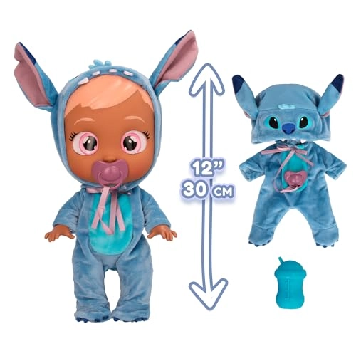 Stitch Baby Doll - 12" Cries Real Tears Ages 18+