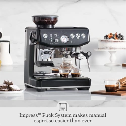 Sage Barista Express Impress Grinder & Milk SES876