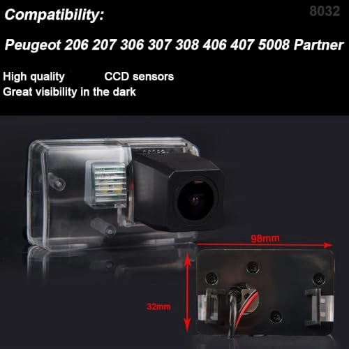 Rear View Camera - Night Vision 1280 x 720 pixels