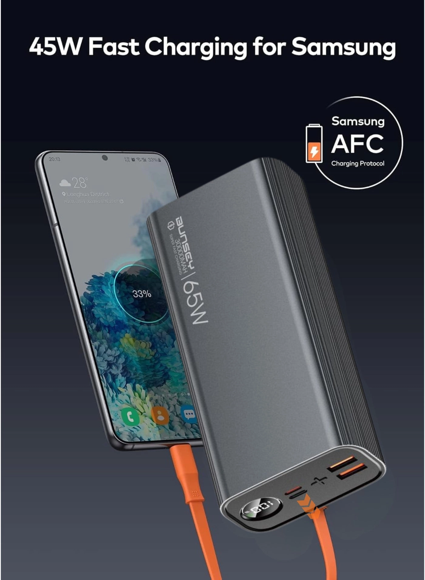 PB09 - 30000mAh 65W Fast Charging