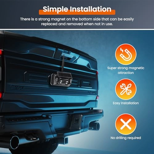 Wireless Backup Camera - Night vision WiFi 1080P