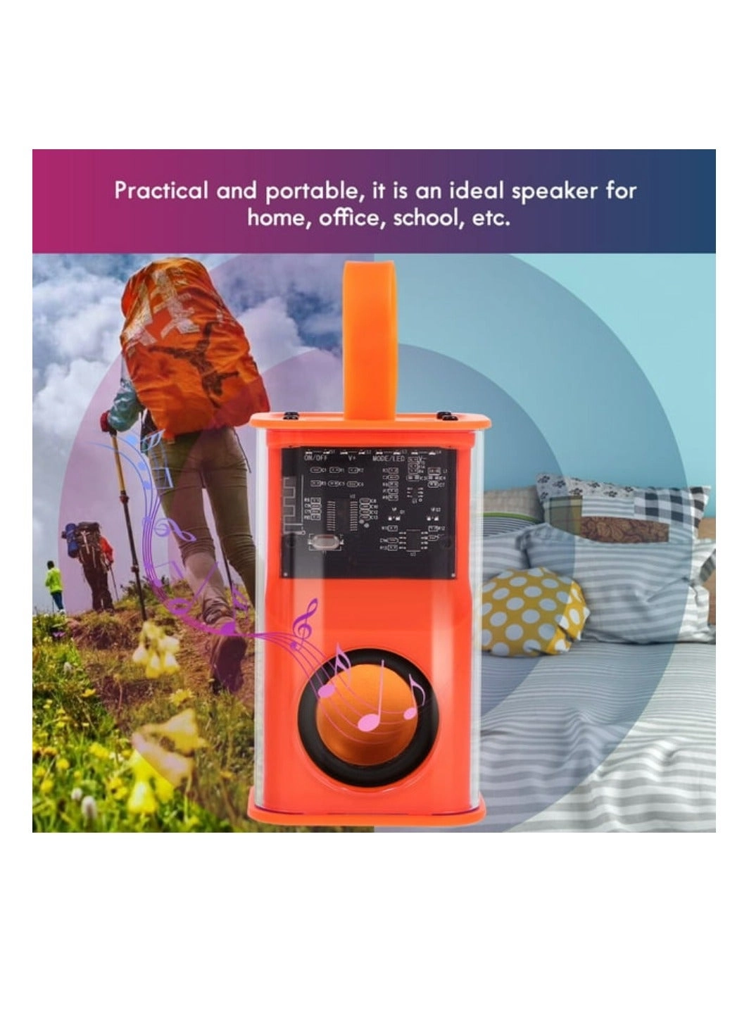 Transparent Mecha 2260 Bluetooth Speaker