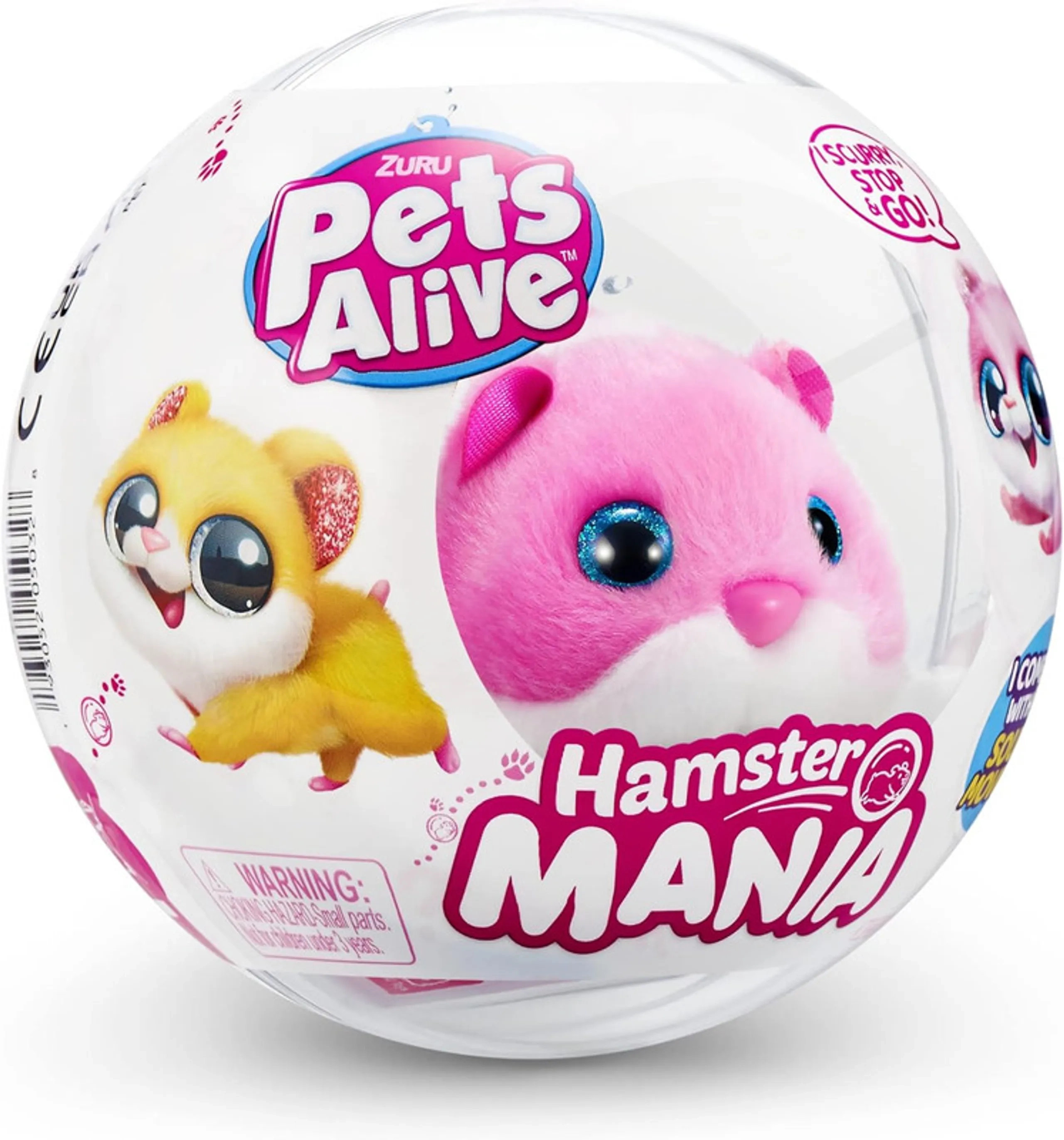 ZURU Hamstermania Series 1 Capsule - Realistic Squeaky Sounds