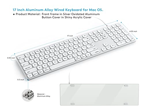 Backlit Keyboard for Apple Mac - US Wired