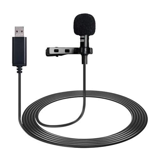 Lavalier Lapel Clip USB Microphone
