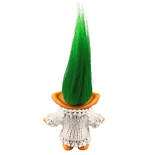 Lucky Troll Doll - 7.5in Wool Black