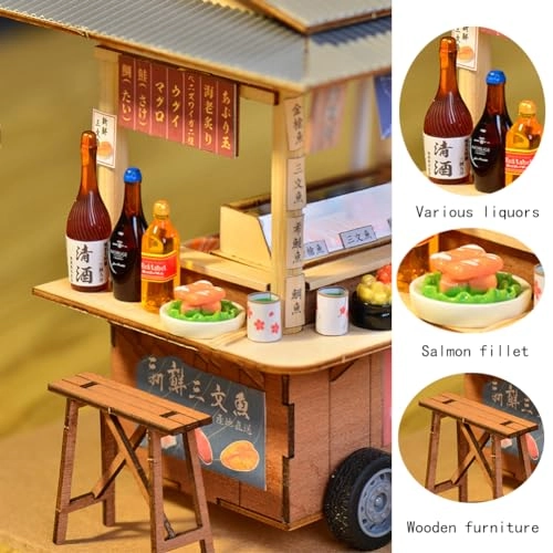 DIY House Craft Kit - Without Dust Cover Paper Wood