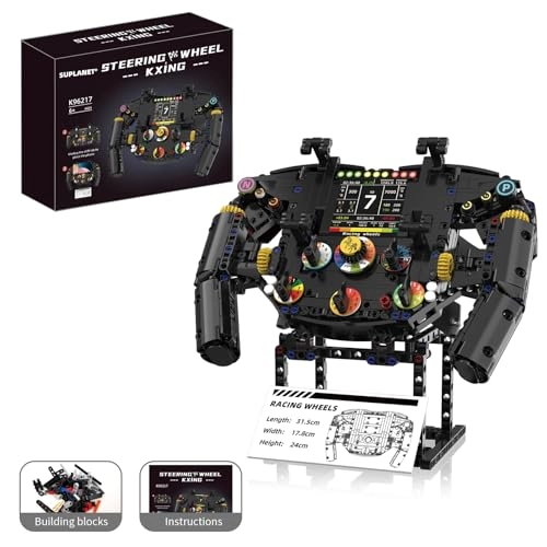 Car Steering Wheel Building Block Model - 833 pcs