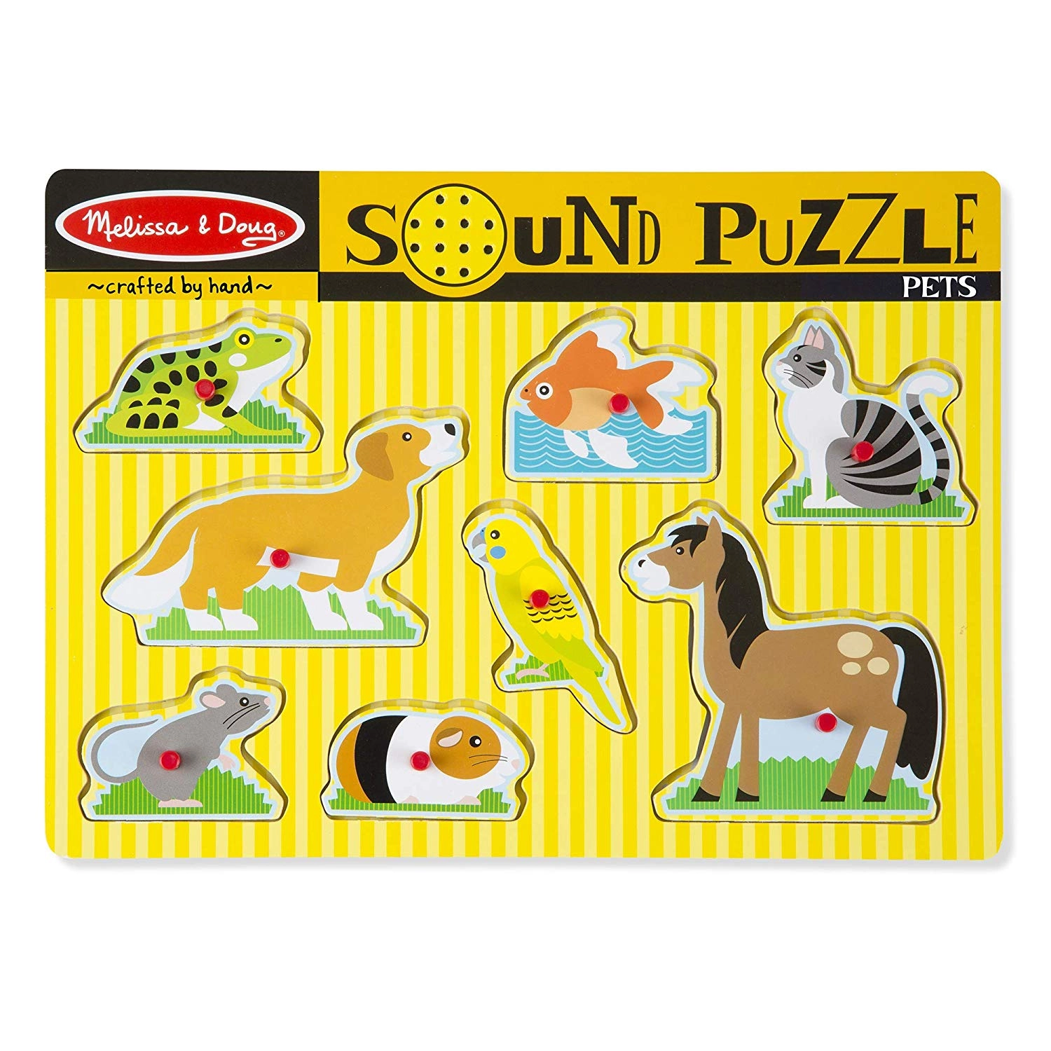 Melissa & Doug Pets Sound Puzzle - 8 Pieces