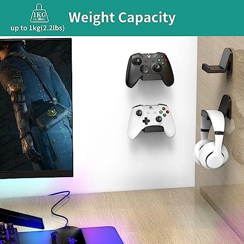 Universal Controller Wall Mount - PS5 PS4 Nintendo Switch Pro Microsoft Xbox