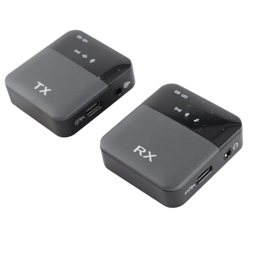 Omnidirectional Wireless Lavalier Microphone System - 2 Transmitters 2.4G