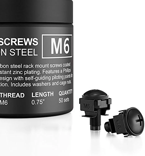 AC Infinity M6 Rack Screws - 3/4” long Set