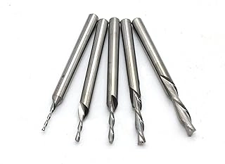 T-MAX Carbide Downcut Inlay Router Bits - 1/8 Inch 3/32 Inch 1/16 Inch 3/64 Inch 1/32 Inch 5 pc