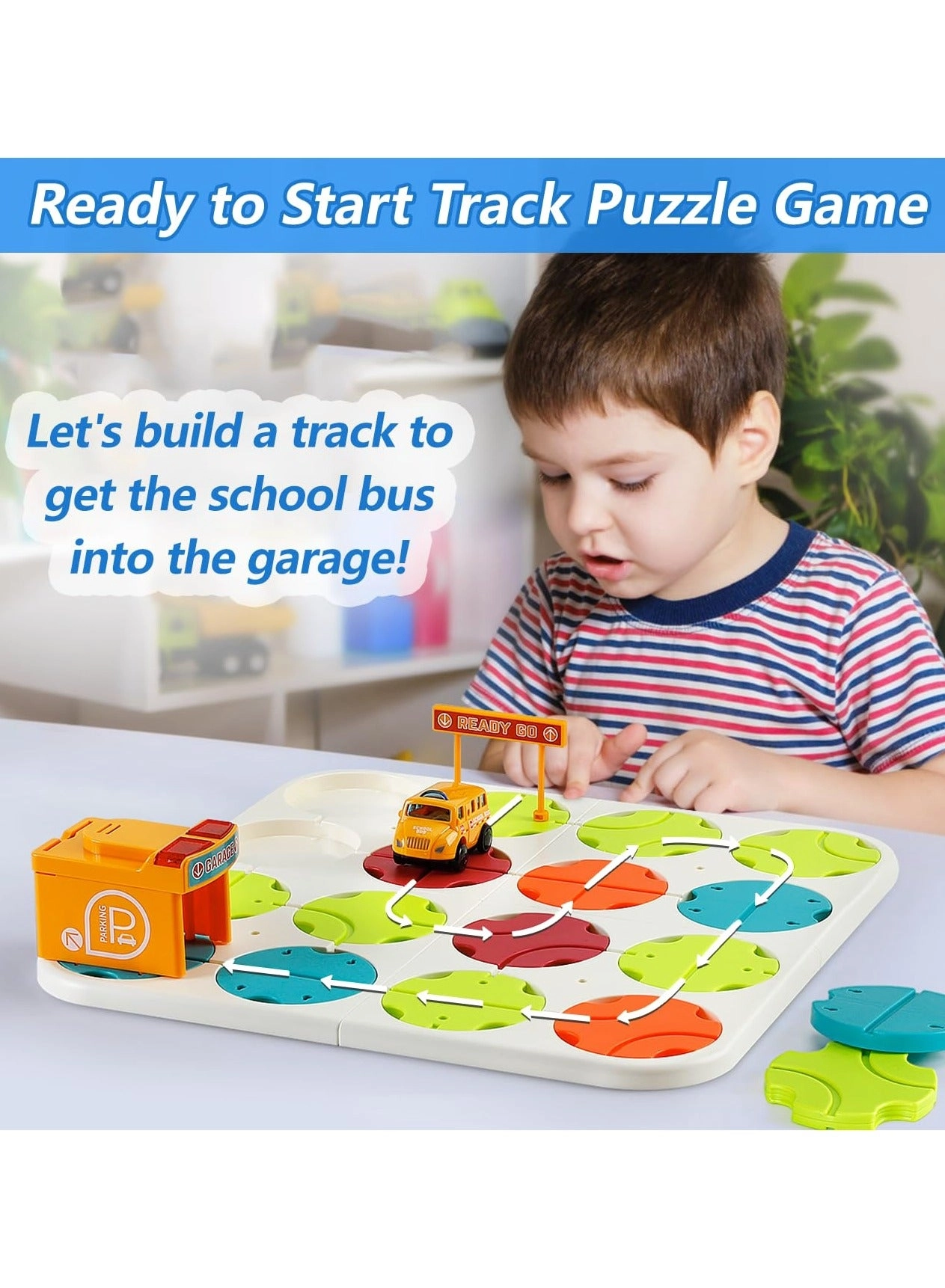 Logical Road Builder Game - 34 piece(s)