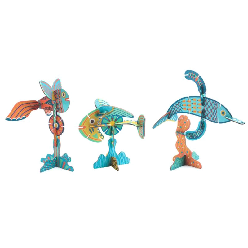 DJECO Volubo Fishes - 5 to 8 yrs 33 pieces