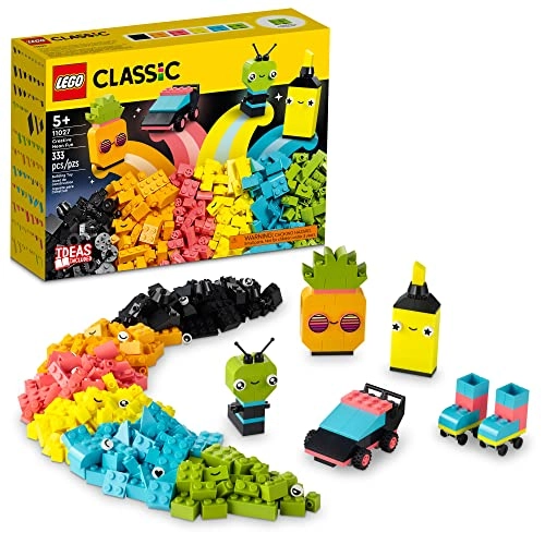 LEGO Classic Creative Neon Fun Brick Box Set (11027)