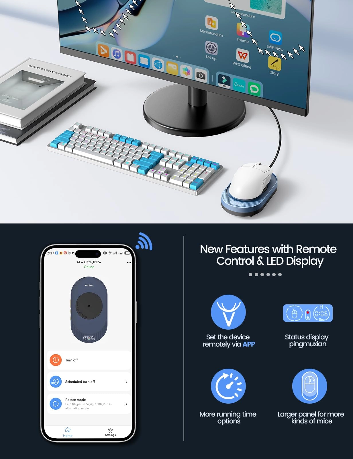 Ultra Slim Mouse Mover - USB