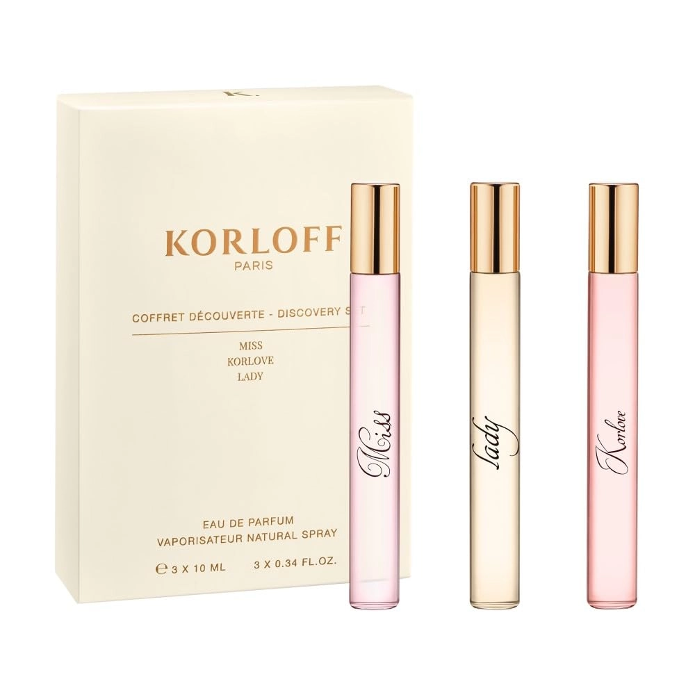 Korloff Paris Travel Giftset - Eau de Parfum 3x10ml