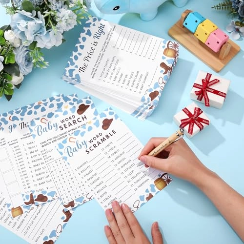 Baby Shower Games - 302 pieces 12 years and up English