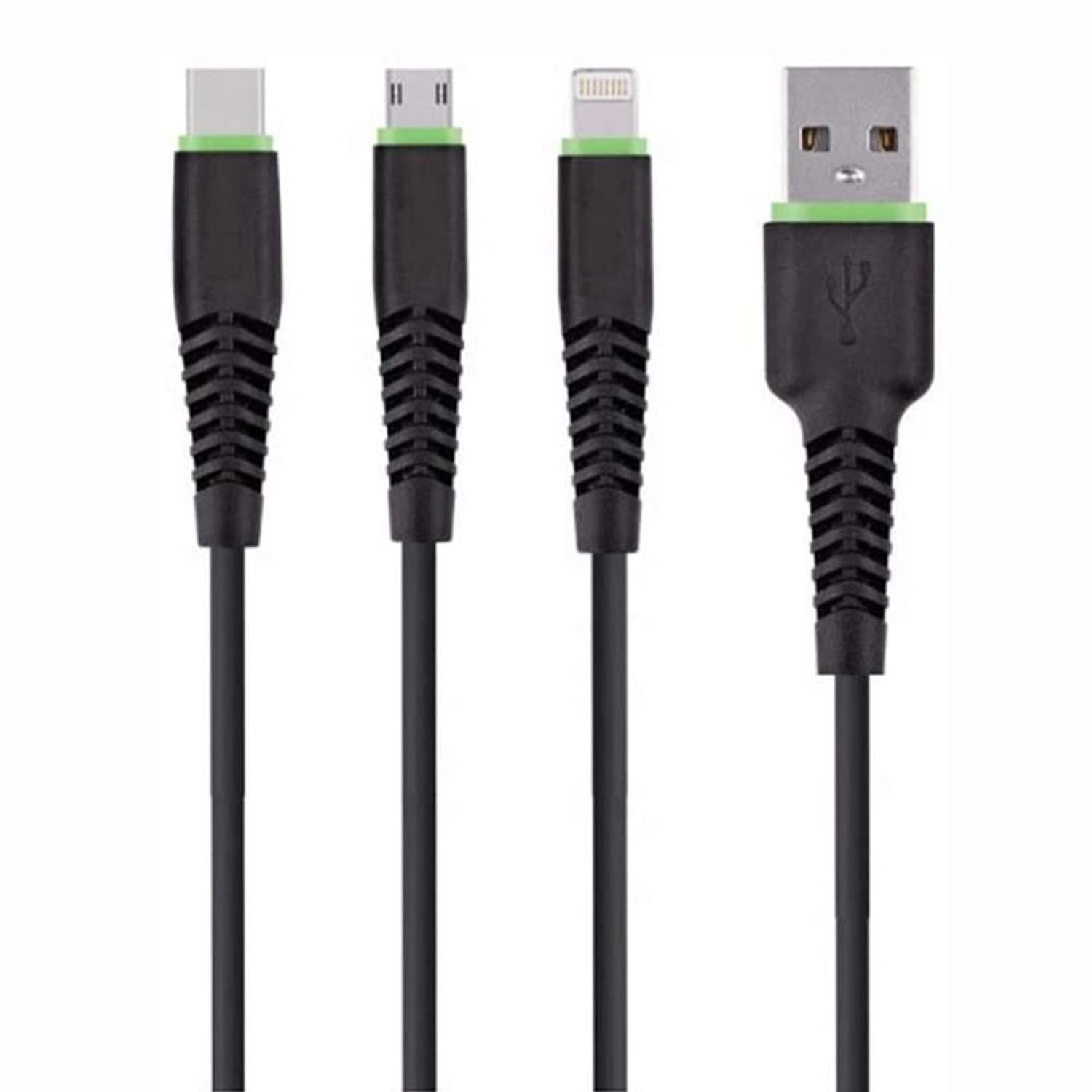 4-In-1 USB Cable 100 Watts USB-C to Lightning 1.2m