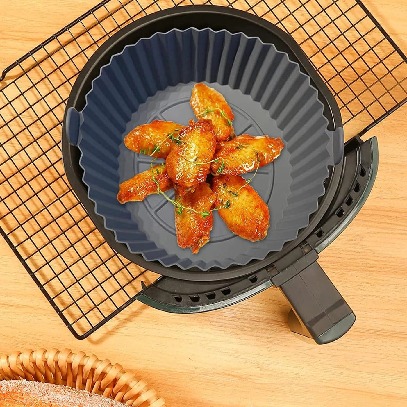 Air Fryer Silicone Baking Tray - Silicone 2PCS