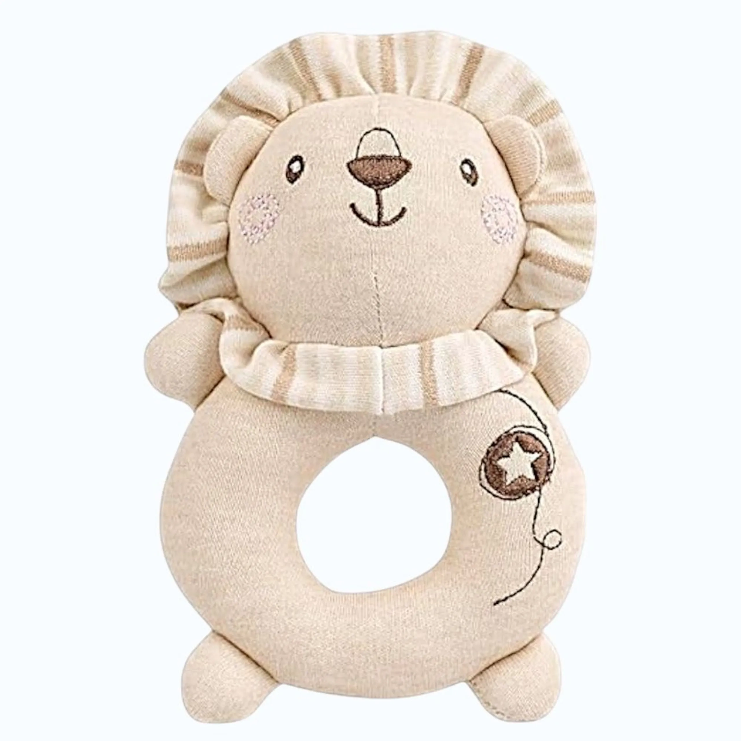 Kinder Valley Lion Ring Rattle - Suitable for Newborn to 12 months