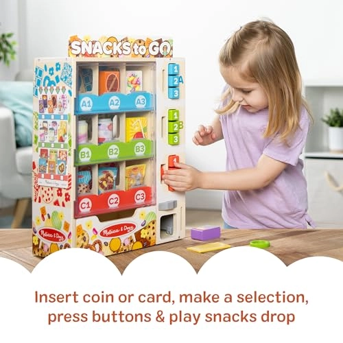 Wooden Vending Machine Playset - 16 pcs (681147002609)