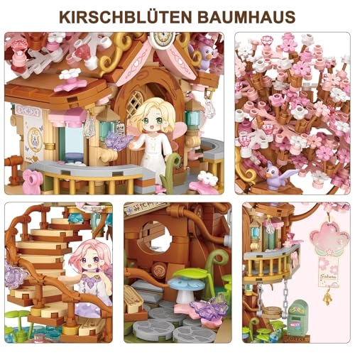 Cherry Blossom Tree House - 1149pcs