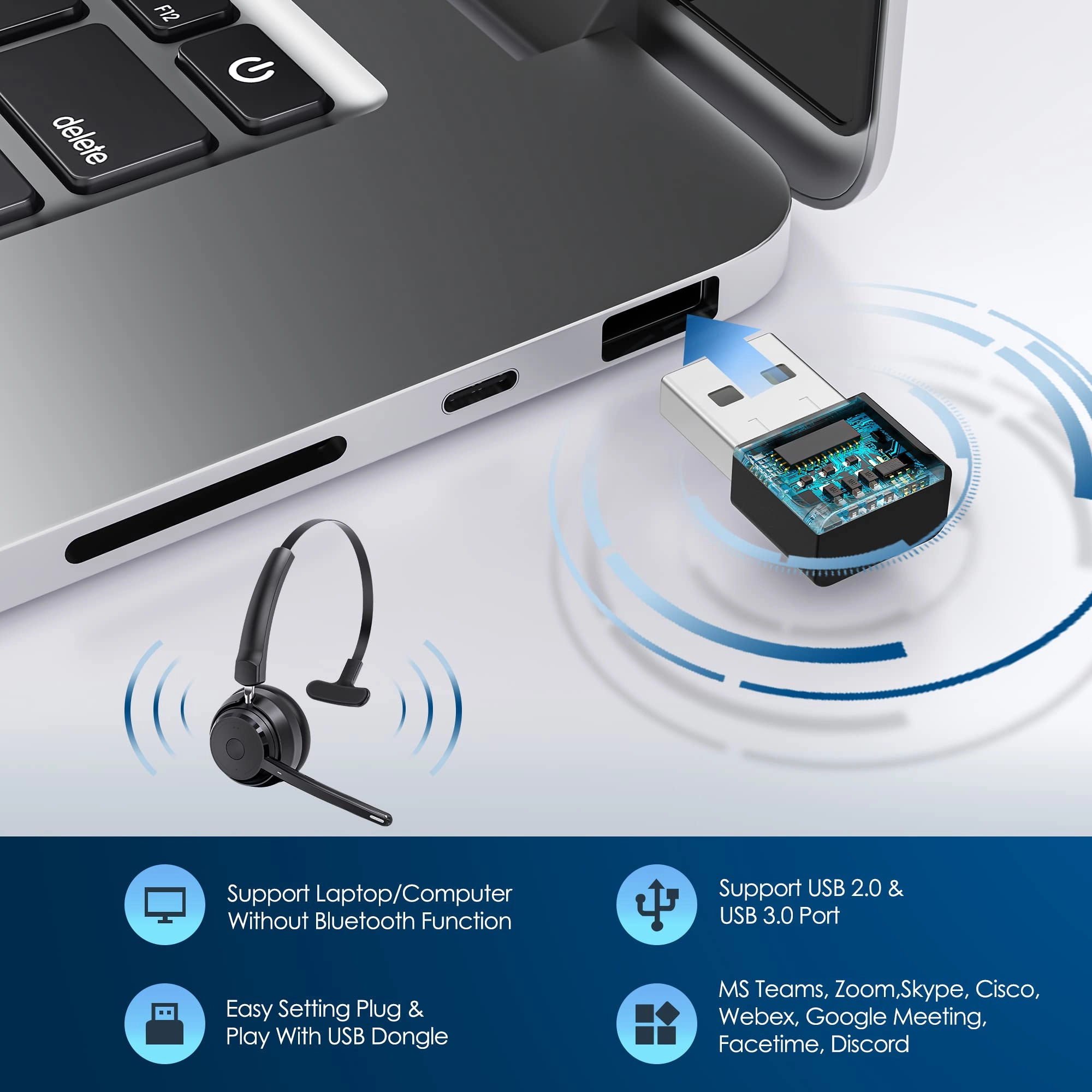 KH113M Wireless Headset