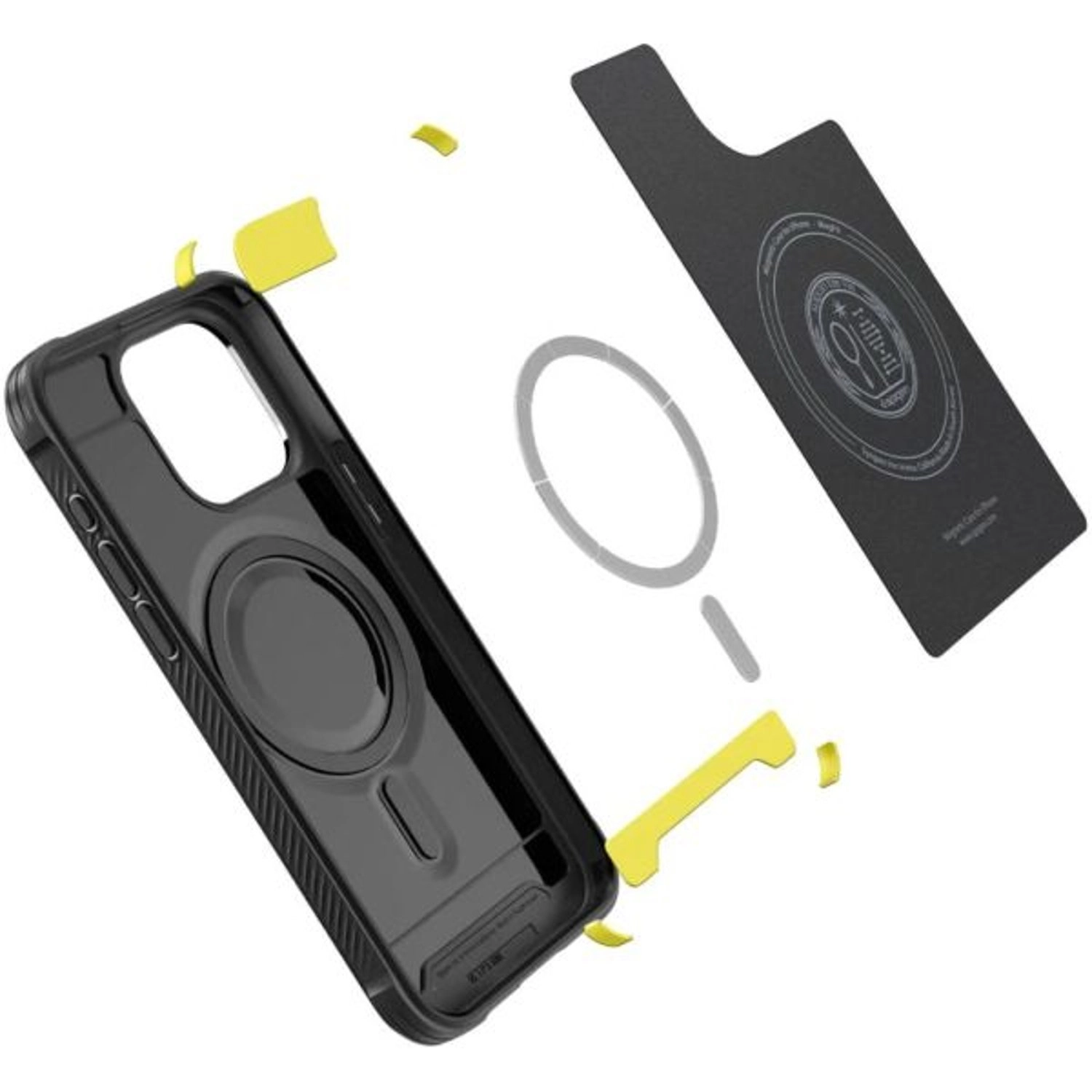 Rugged Armor MagFit Back Case for iPhone 15 Pro