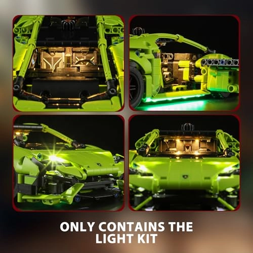 LED Light for LEGO Lamborghini Huracán Tecnica 42161 - Plastic 1