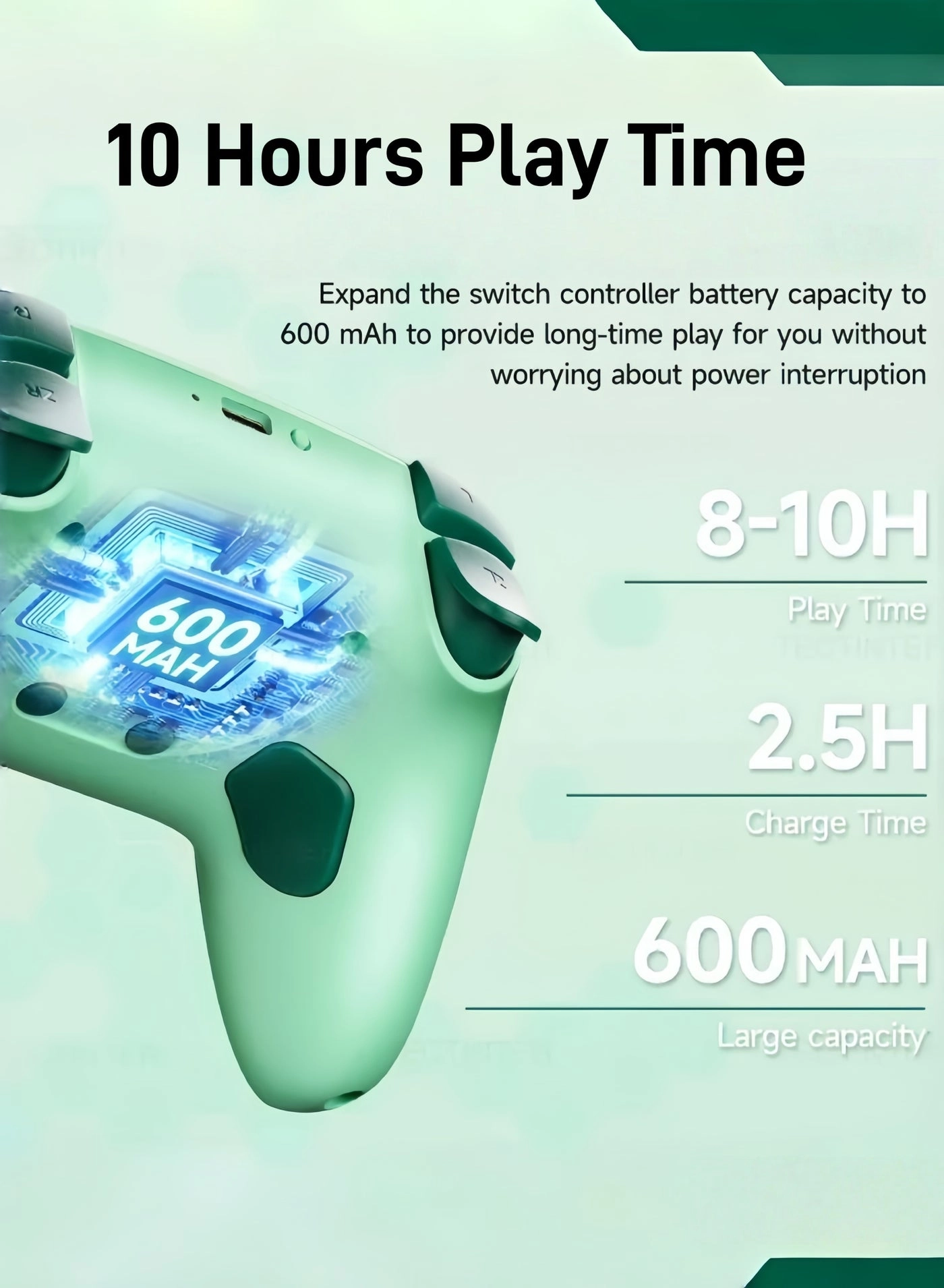 Wireless Controller - green Nintendo Switch