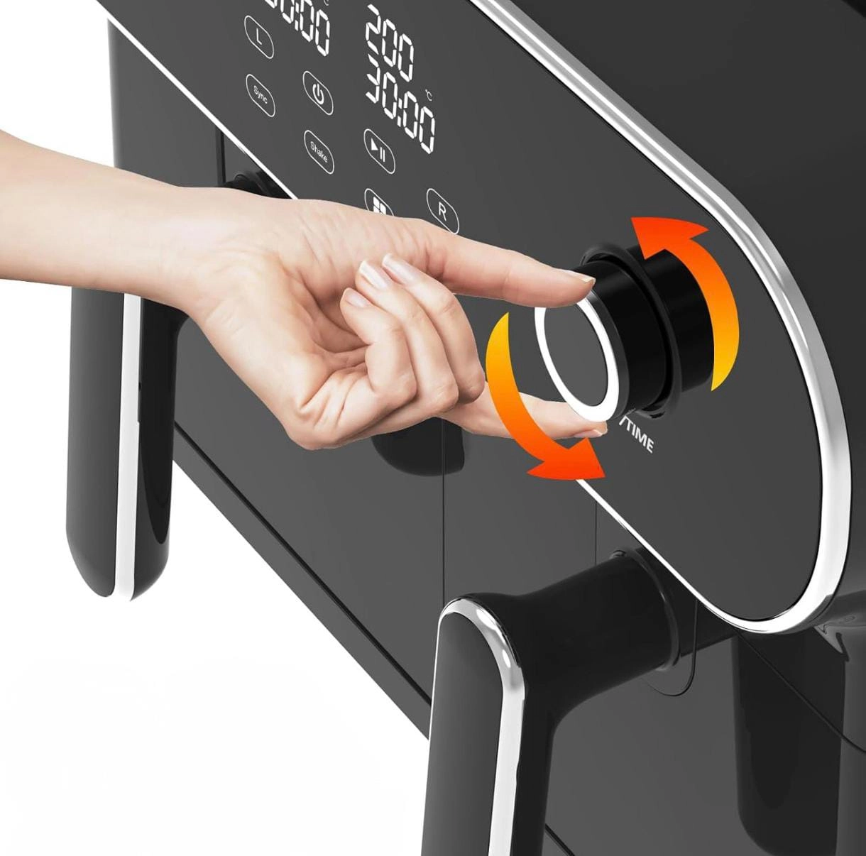 Dual Basket Digital Air Fryer - 5.5L